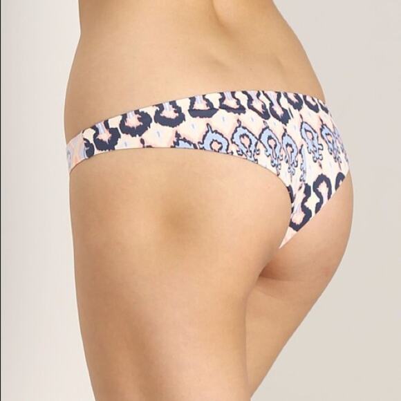 REVOLVE Eberjey L Bleached Blues Boho Skimpy Low Rise Cheeky Bikini Bottom - Picture 5 of 11